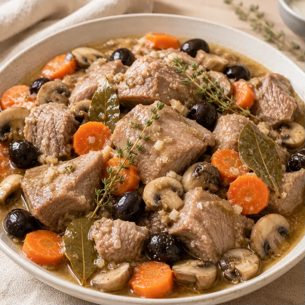Mijoté de veau et légumes