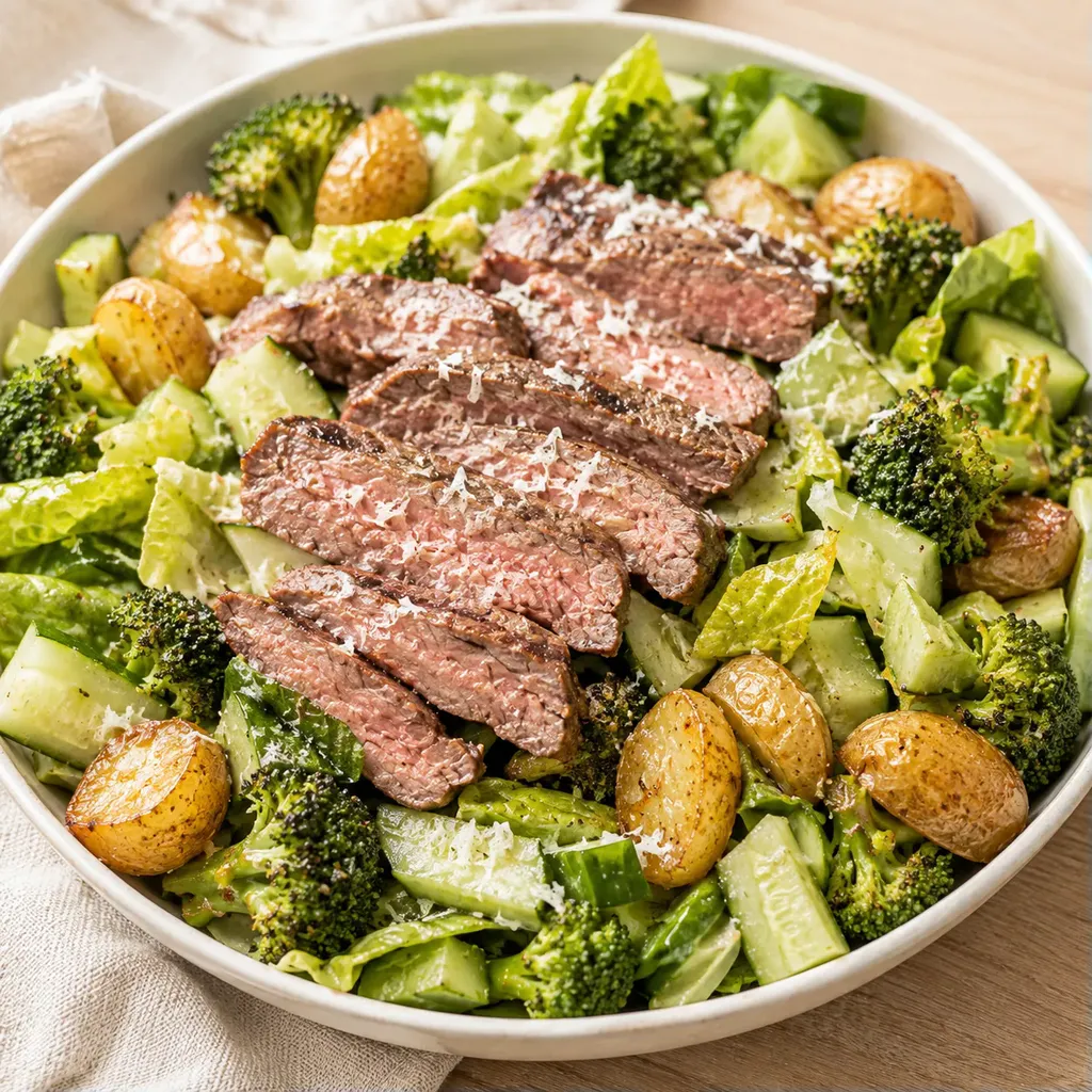 Brocoli boeuf vinaigrette
