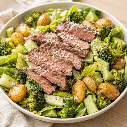 Brocoli boeuf vinaigrette