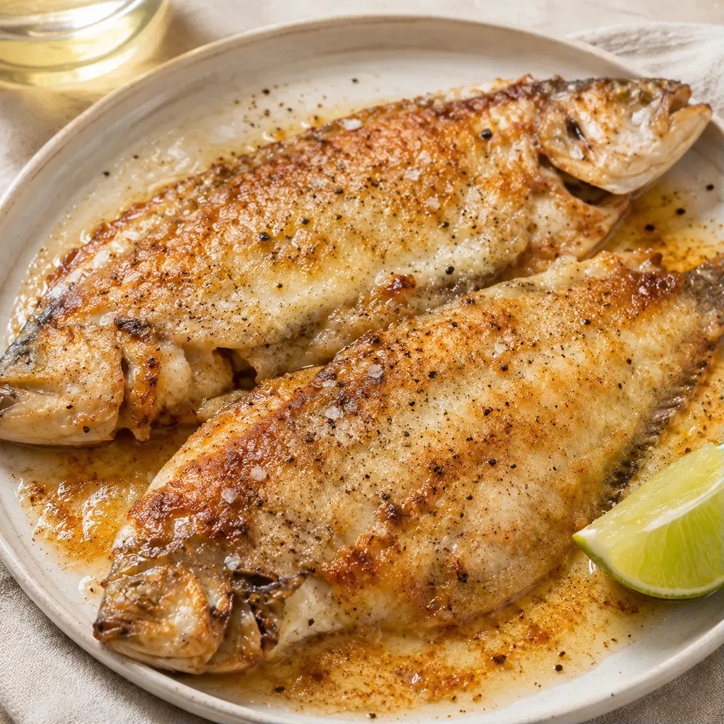 Sole au beurre doré