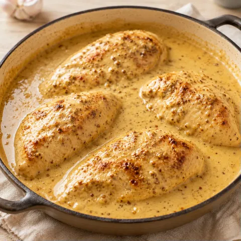 Moutarde cocotte poulet