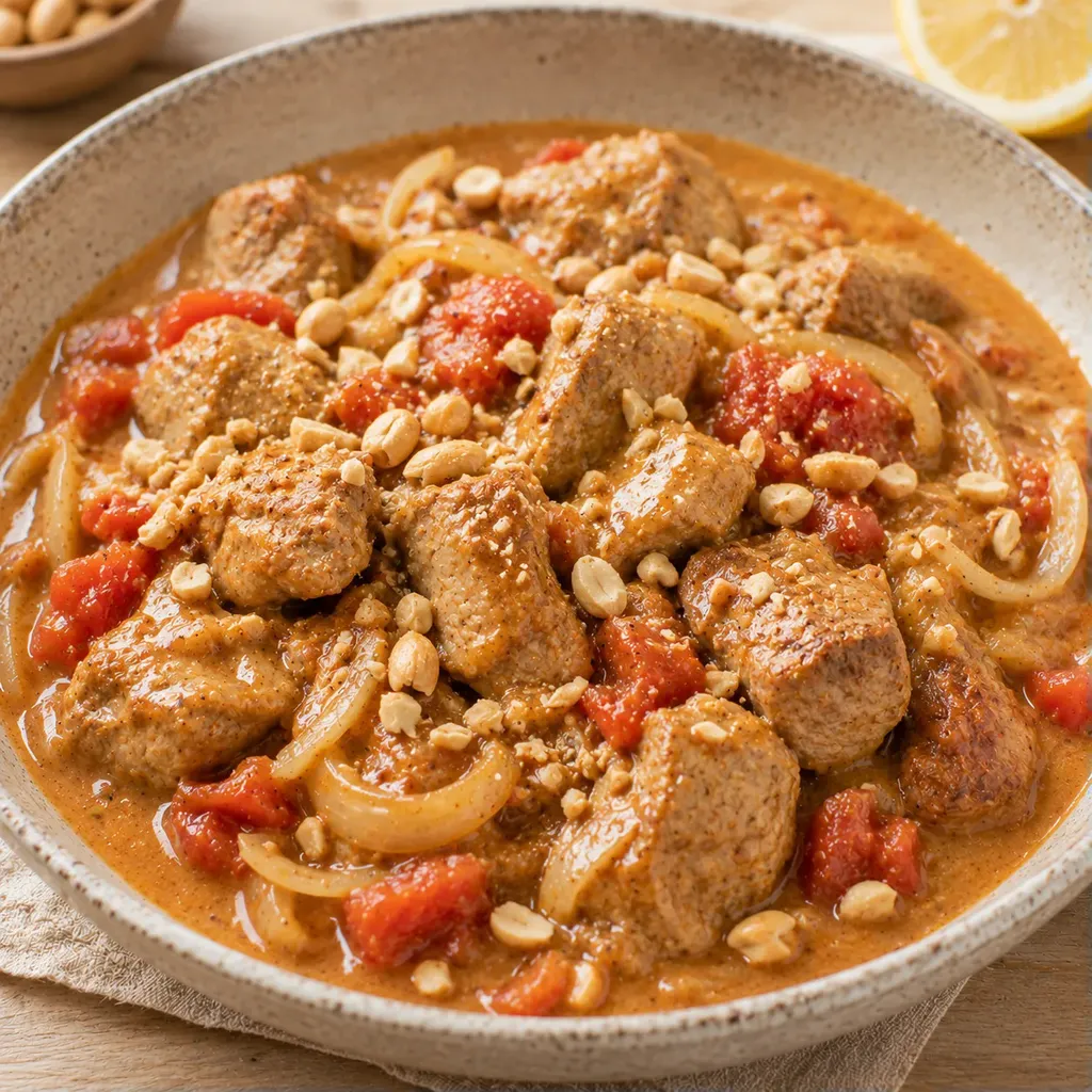 Porc et cacahuète fondants