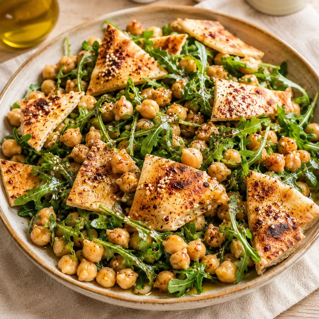 Pois chiches roquette