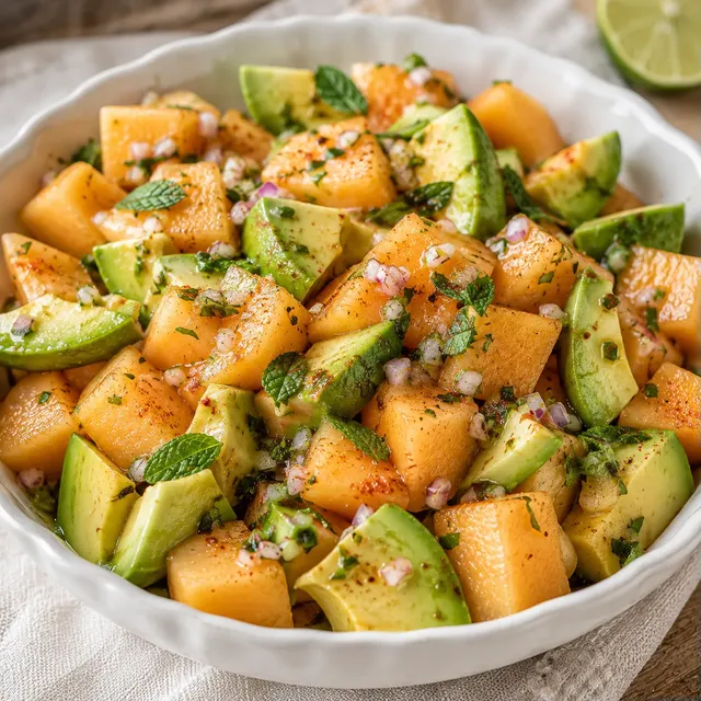 Melon frais concombres menthe