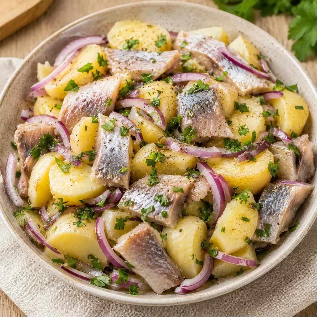 Pommes harengs fumés