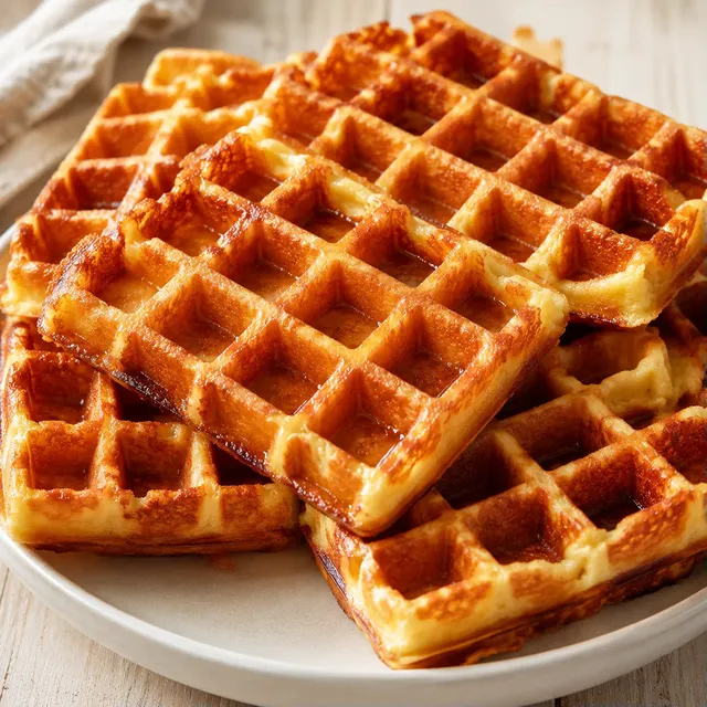 Gaufres Croquantes Moelleuses