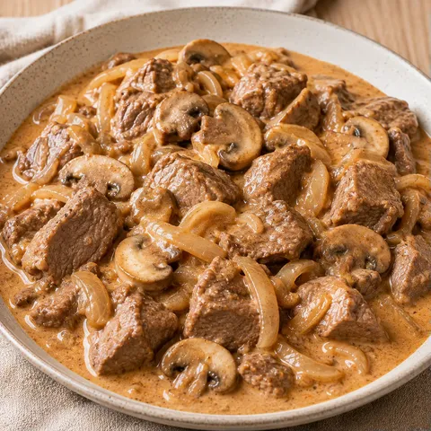 Délicieux Stroganoff au Cookeo