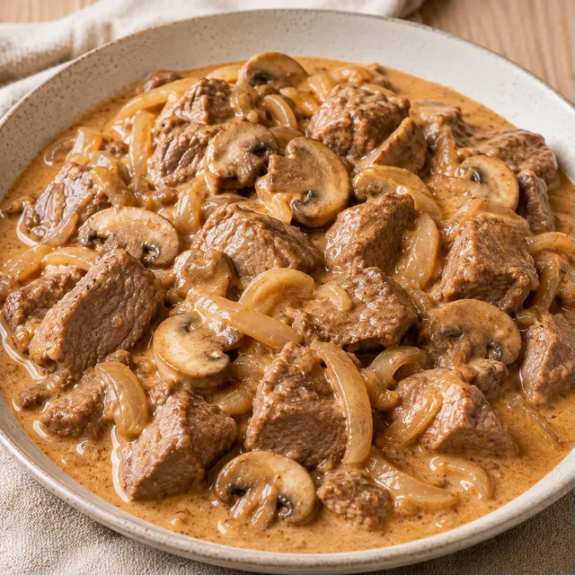 Délicieux Stroganoff au Cookeo