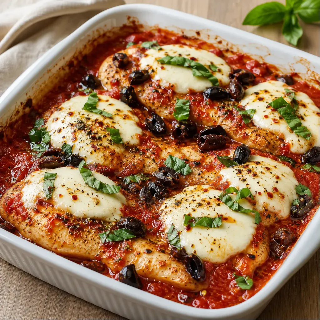 Poulet tomate mozzarella