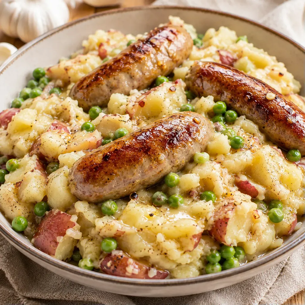 Pommes terre & saucisses