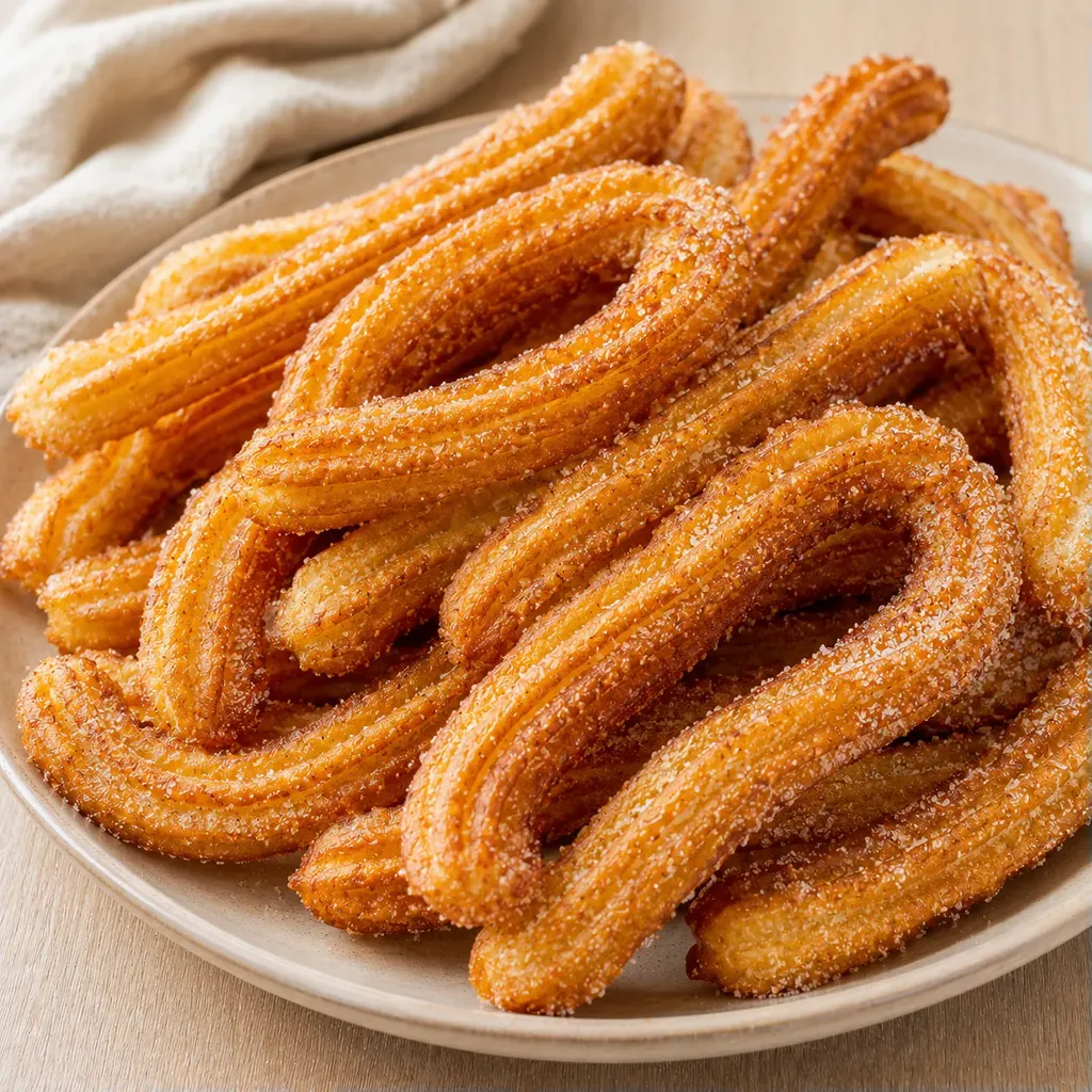 Churros croustillants maison