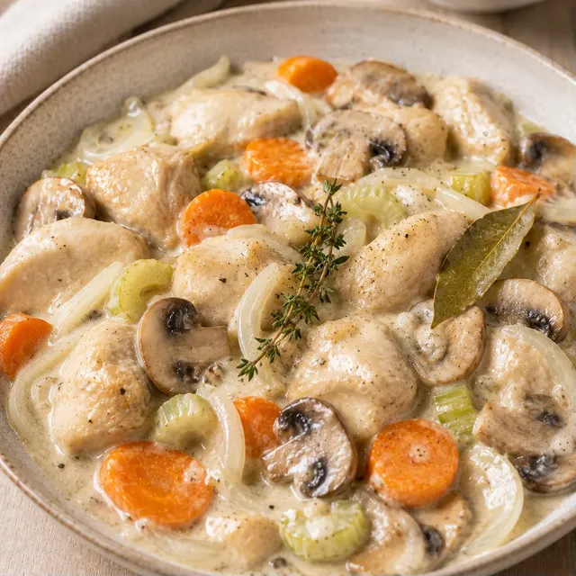 Poulet Champignons Blanquette