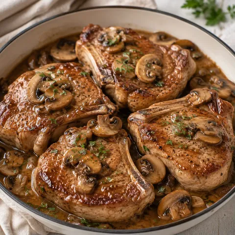 Côtes de porc fondantes