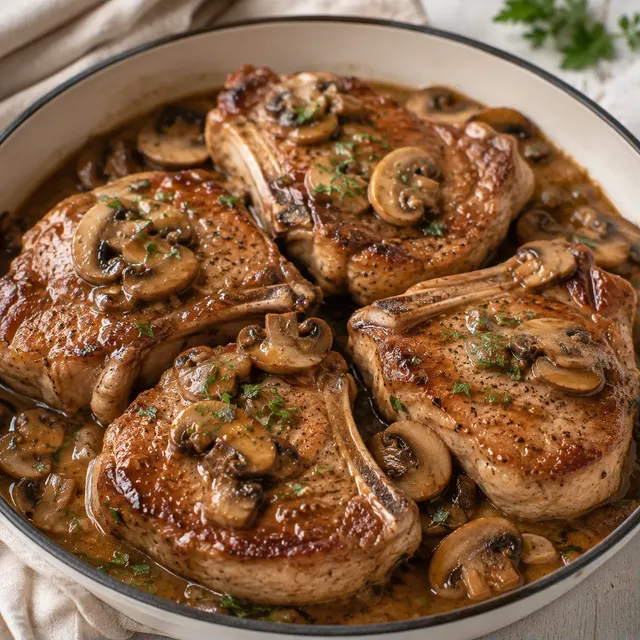 Côtes de porc fondantes