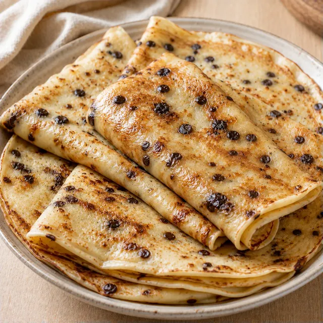 Yaourt chocolat crêpes
