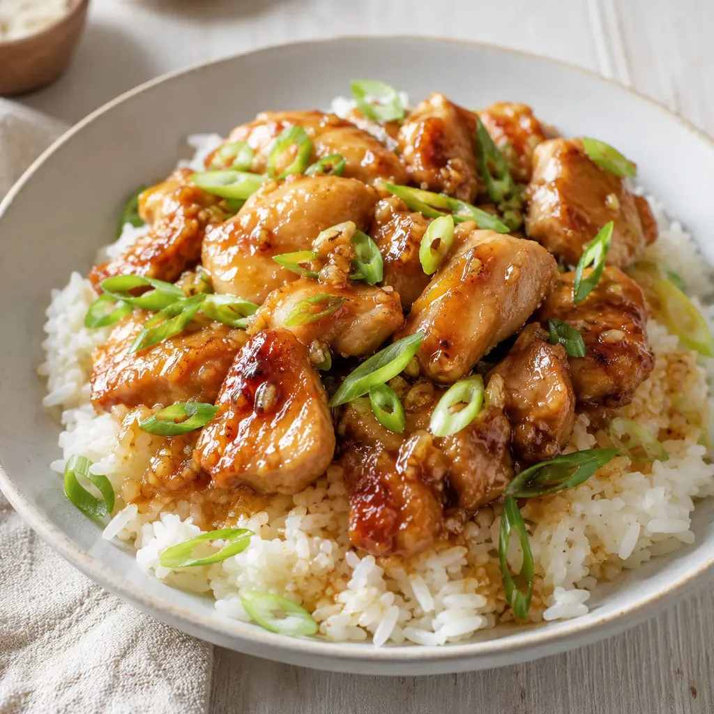 Poulet gingembre riz