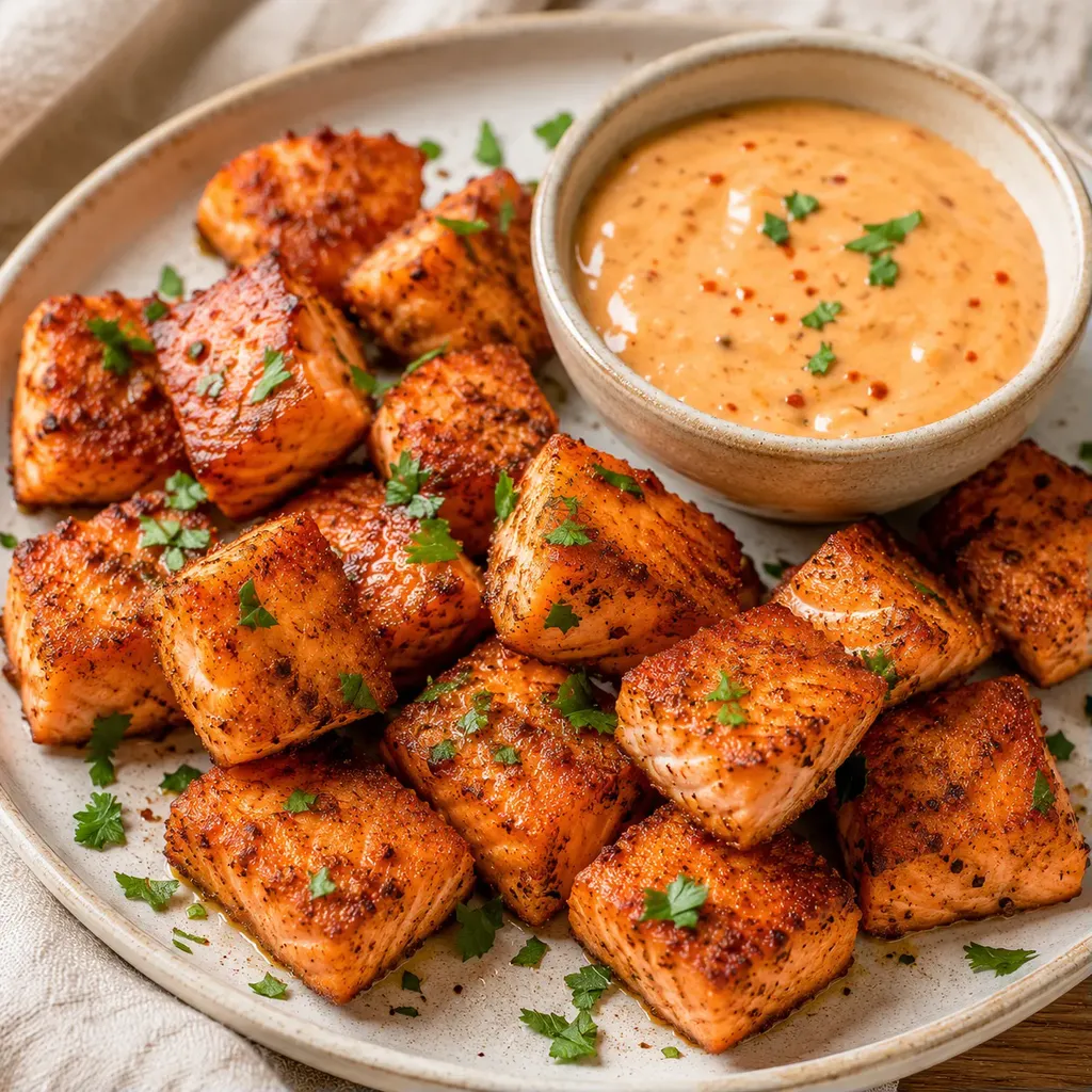 Croquettes saumon épicées