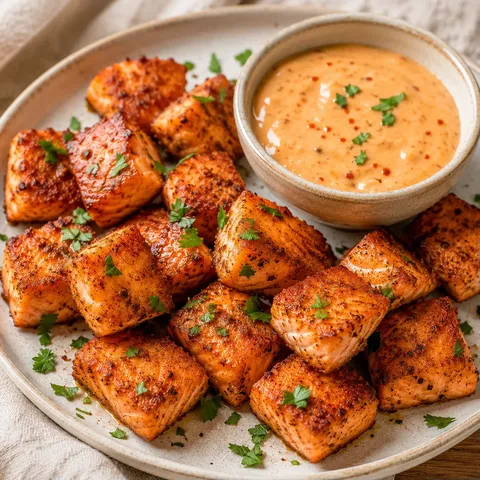 Croquettes saumon épicées