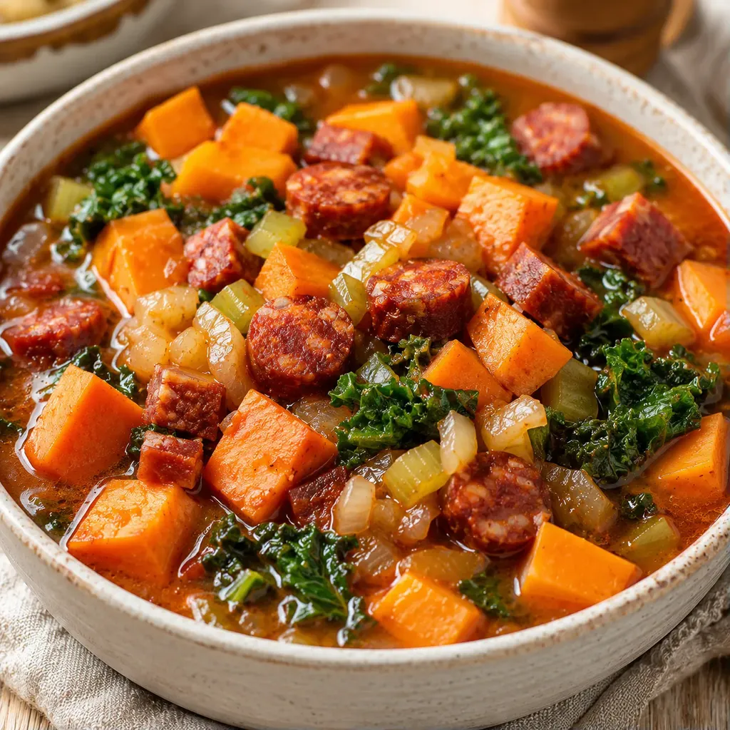 Chorizo et patates douces