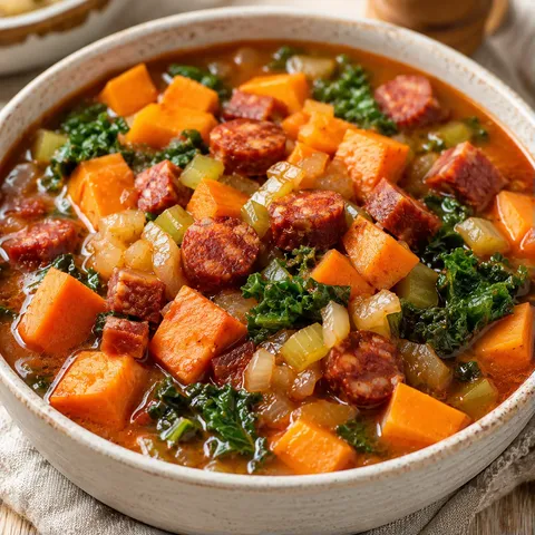 Chorizo et patates douces