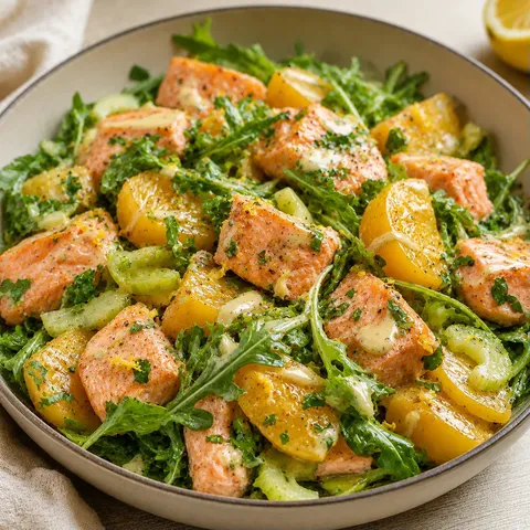 Betteraves truite roquette