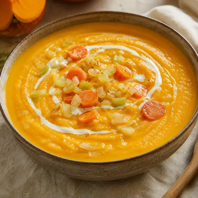 Citrouille carottes velouté