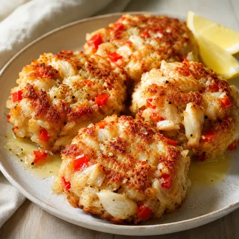 Délicieuses croquettes de crabe