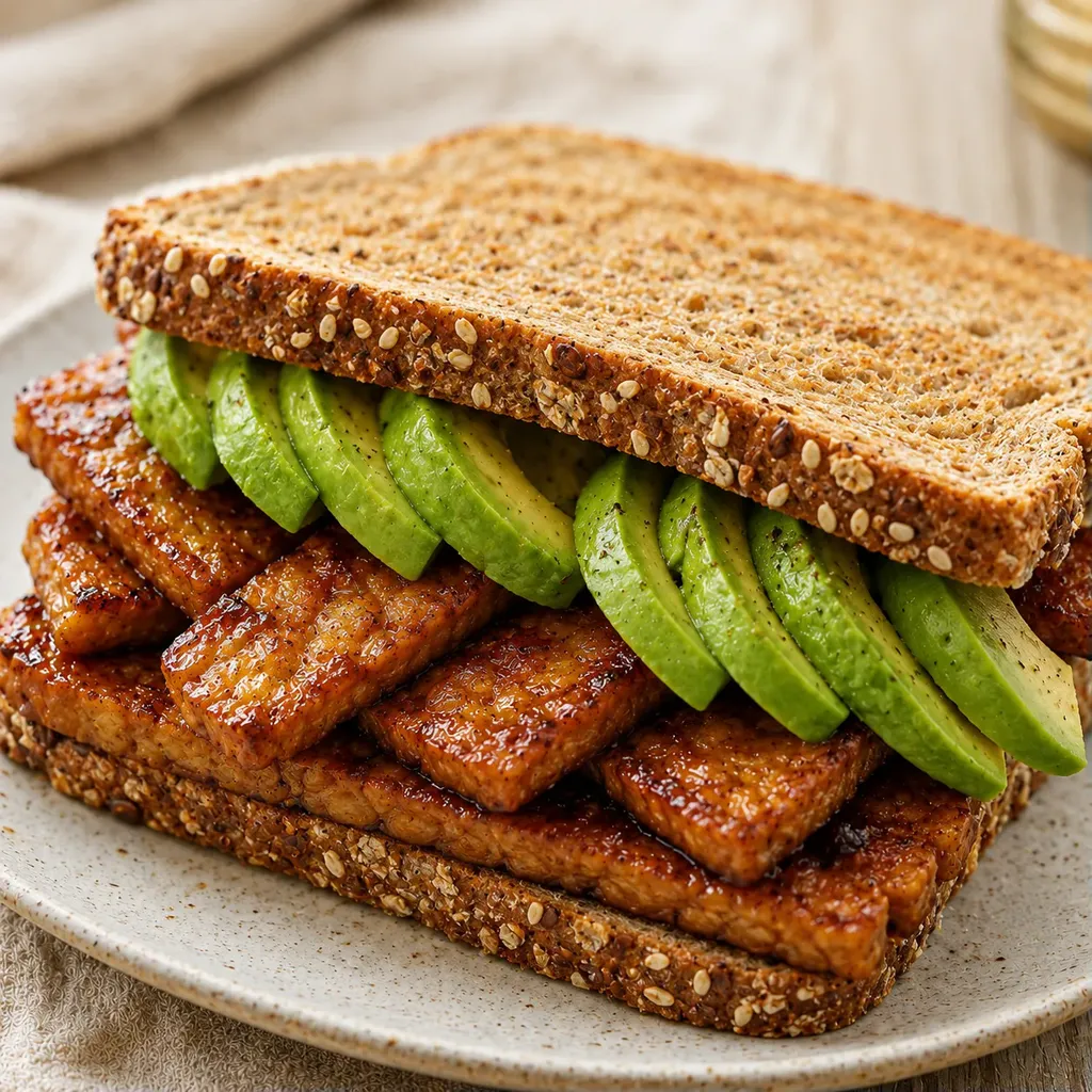 Tempeh et légumes frais