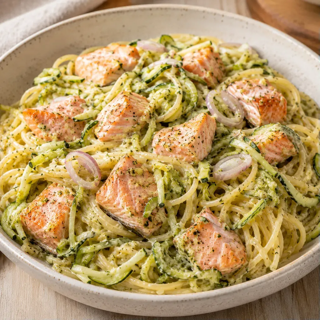 Saumon et courgettes