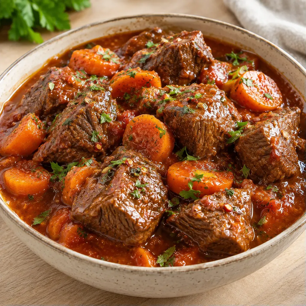 Bœuf mijoté savoureux