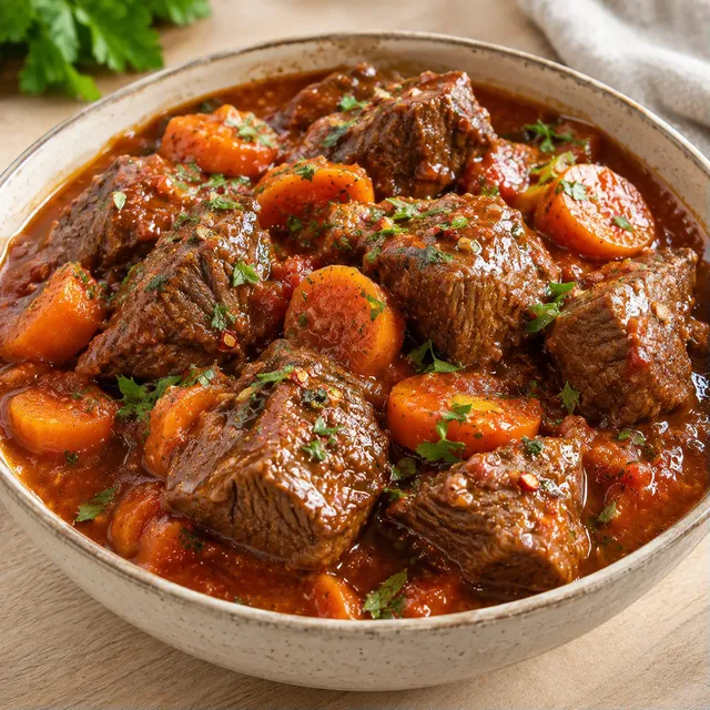 Bœuf mijoté savoureux