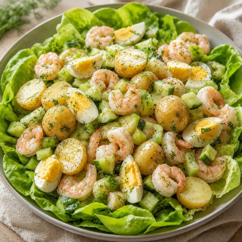 Pommes crevettes gourmandes