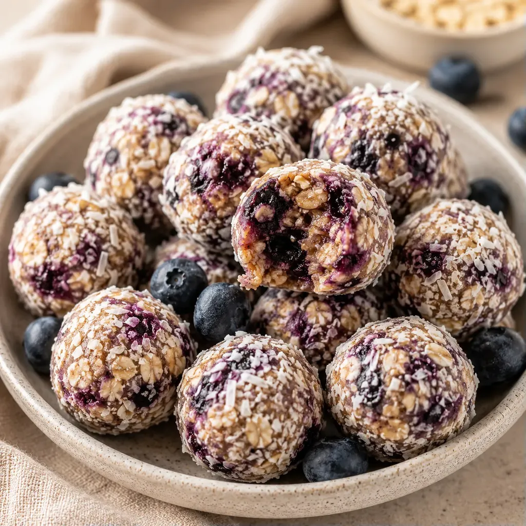 Snacks aux myrtilles énergétiques
