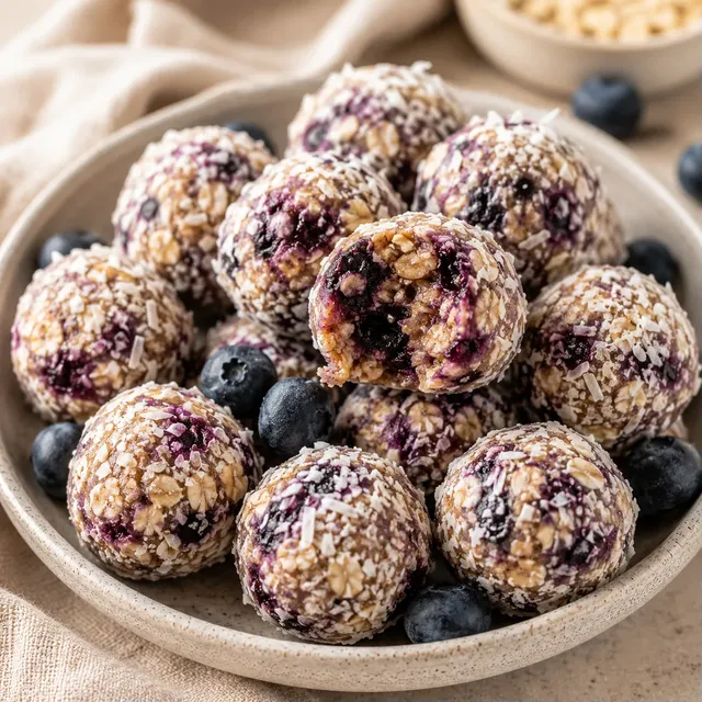 Snacks aux myrtilles énergétiques