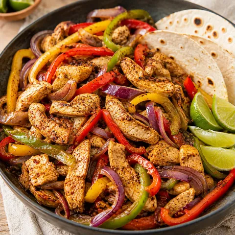 Fajitas au poulet facile
