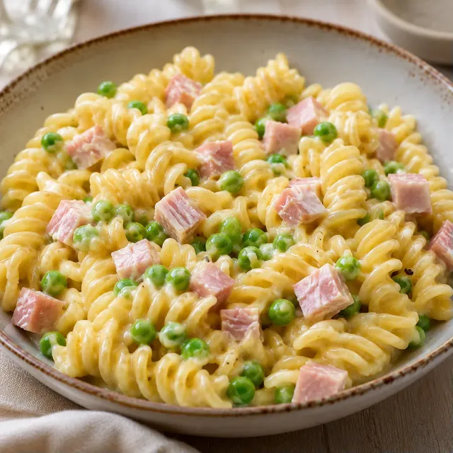 Citron pâtes jambon