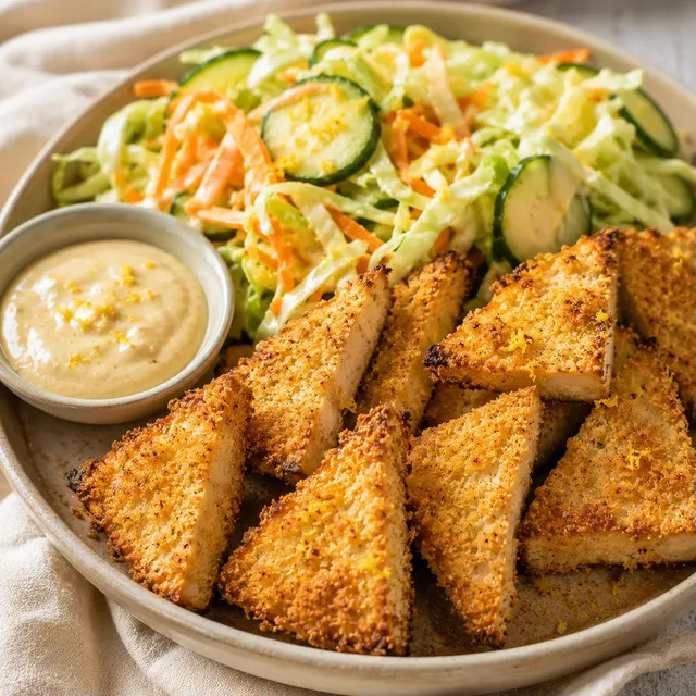 Croustillant tofu légumes