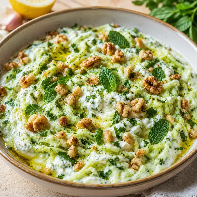 Yaourt courgettes noix