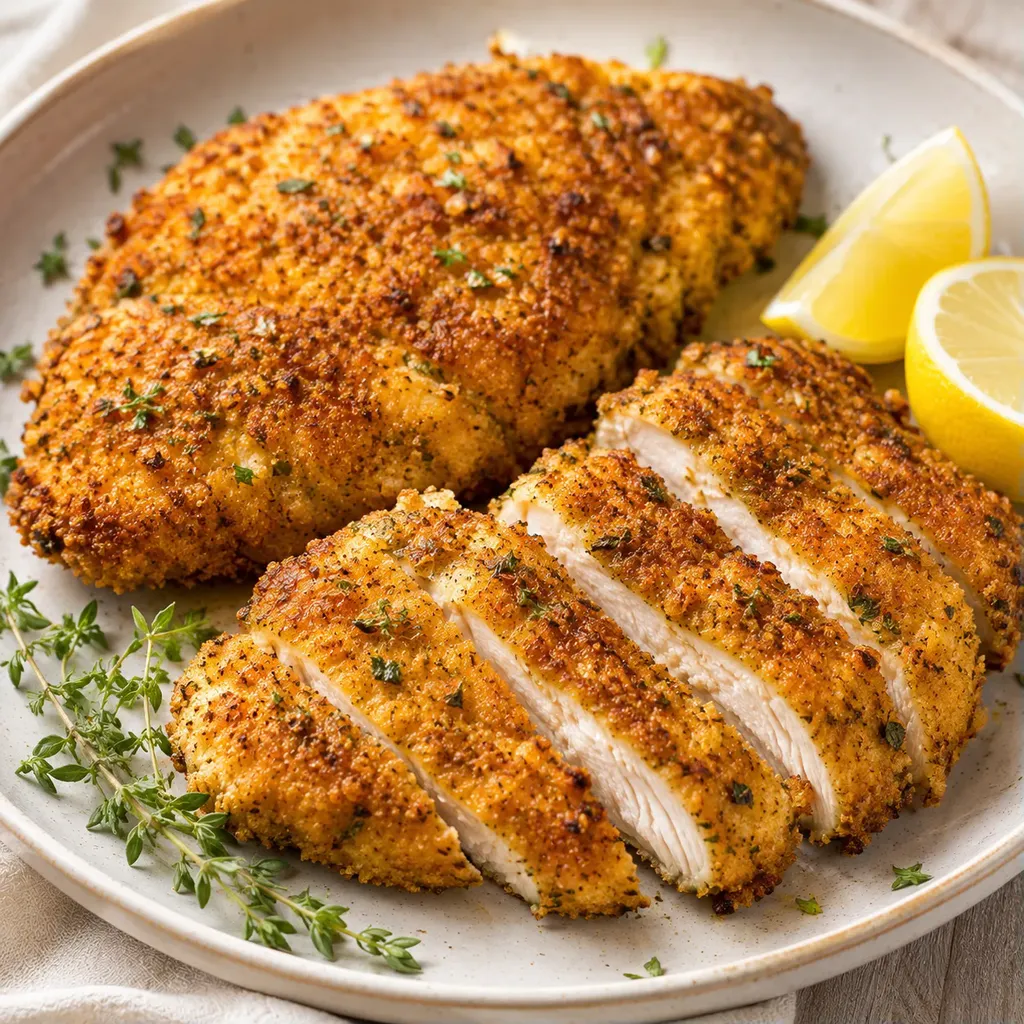 Poulet doré croustillant