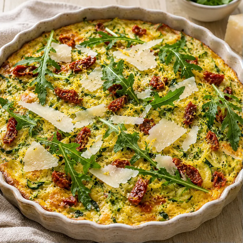 Courgette, tomates au four