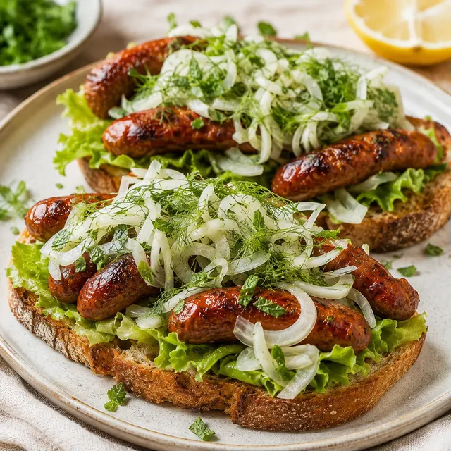 Merguez fenouil citron