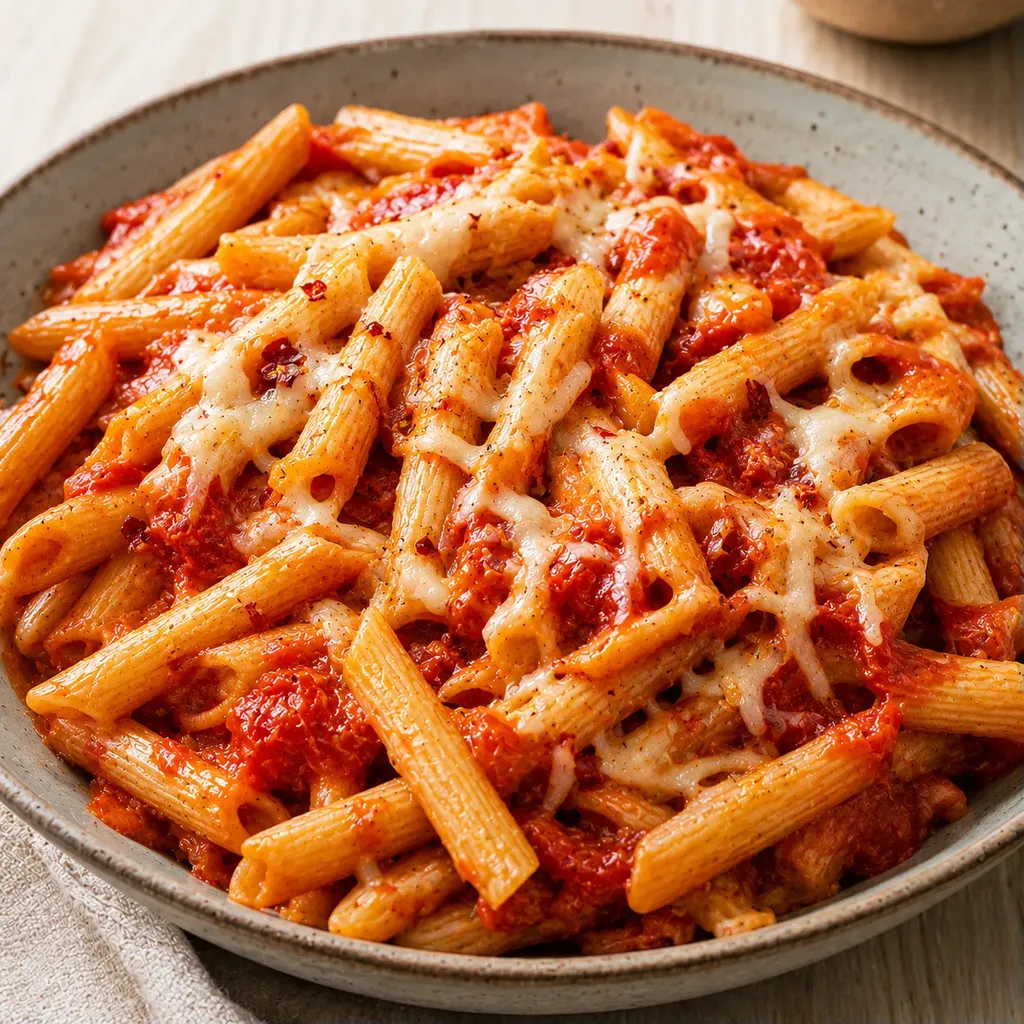 Vodka tomate pâtes