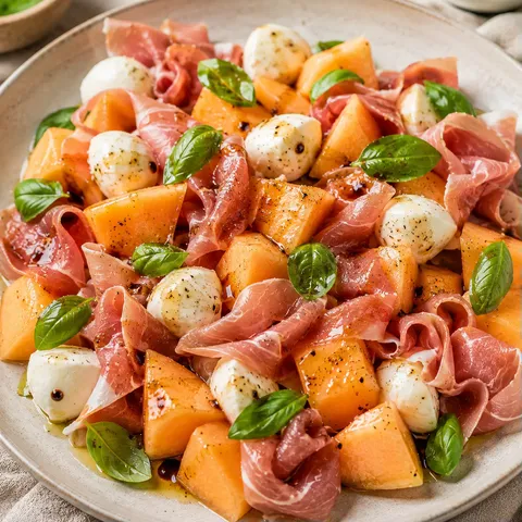 Melon jambon mozzarella