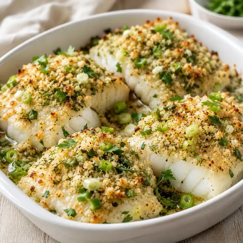 Morue gratin herbes