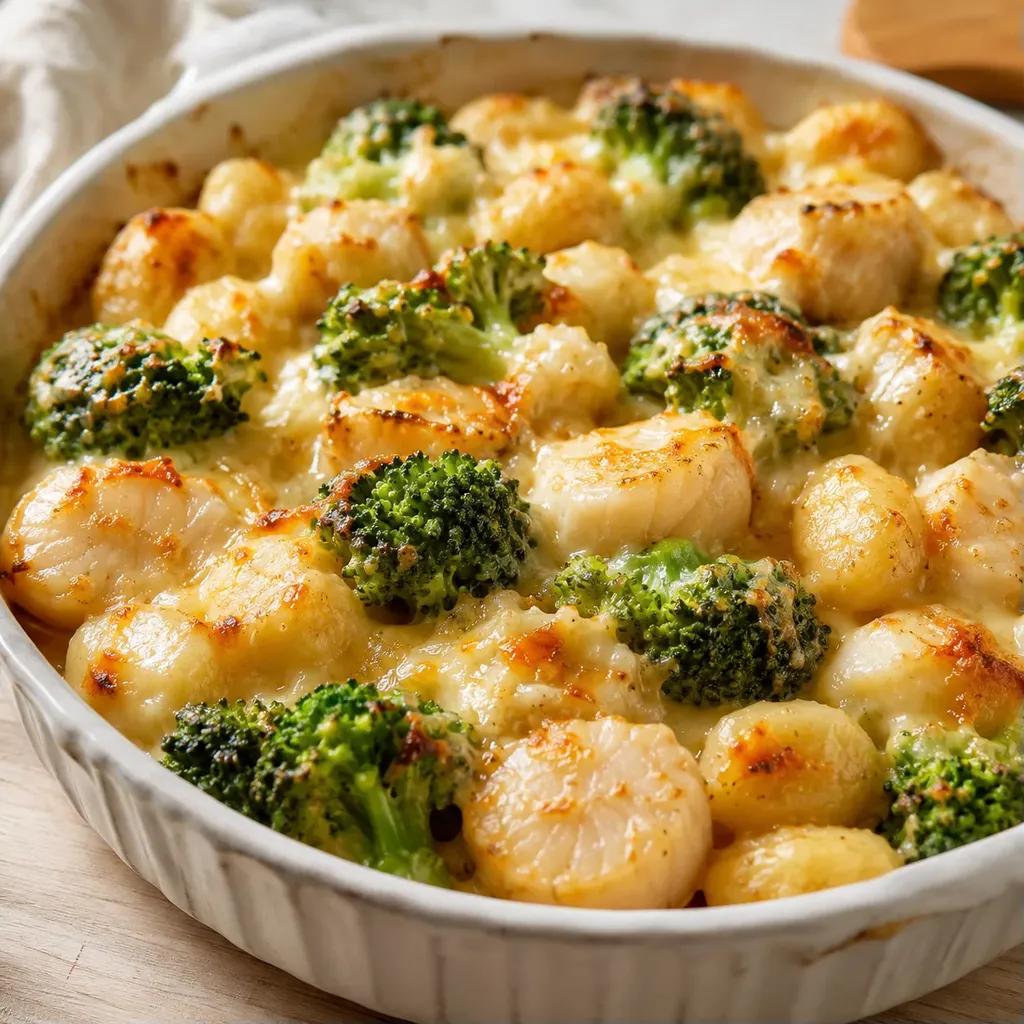 Gnocchis brocoli fromage