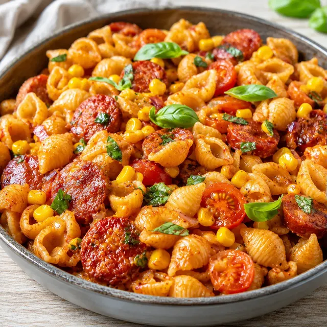 Chorizo et coquilles