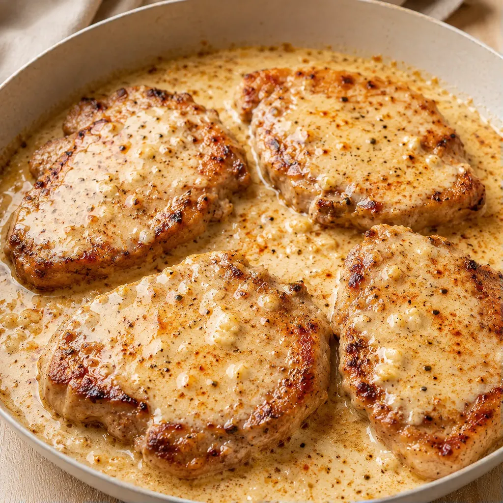 Porc crème fromage