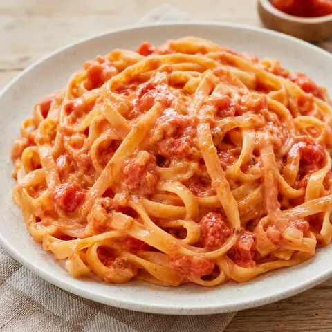 Tagliatelles sauce crémeuse