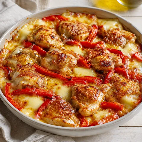 Poulet poivron gouda