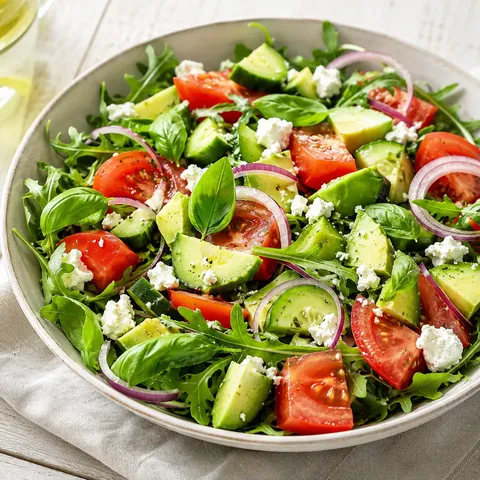Salade croquante d'été
